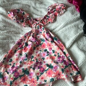 shein off the shoulder dress